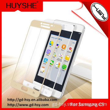 HUYSHE 9H best supplier of Screen Guard For samsung galaxy c5 c5000 Full Cover Tempered Glass Screen Protector